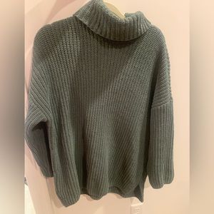 A&F tunic chenille sweater